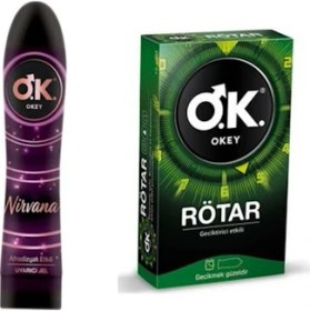Resim Okey Nirvana Jel 100 ml Okey Rötar 10 Prezervatif 