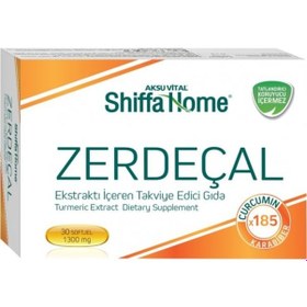 Resim Aksu Vital Shiffa Home Zerdeçal Ekstraktı 1300 MG 30 Softjel Kapsül 