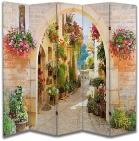 Resim Manzara Temalı Özel Tasarım Paravan Room Divider PRV1274, 180 x 180 