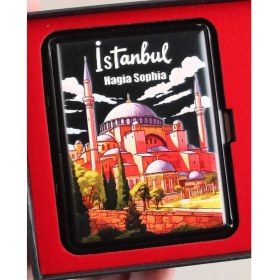 Resim Fagena Store Mavi Jet Alevli Çakmak Sigara Tabakası Kutulu Set 