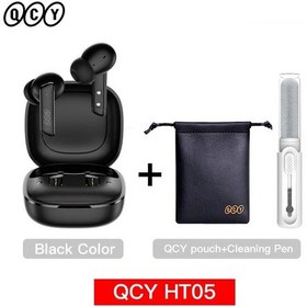 Resim Qcy Ht05 Anc Kablosuz Kulaklık 40db Gürültü Bluetooth 5.2 Kulaklık 6 Mic Enc Hd Black With Pouch Pen Amerika Birleşik Devletleri 