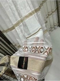 Resim Nivemeshome Gardenya 1/3 Sık Pileli Tül Perde Apm,Beyaz 100 X 280 