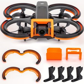 Resim Uyumlu DJI Avata 2 Drone Aksesuar Seti - Darbeye Dayanıklı Koruyucu Kılıf ve Gimbal Kamera Kapağı, Dayanıklı Malzeme, Pil Dahil Değildir 