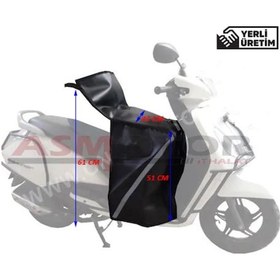 Resim Scooter Diz Koruma Örtüsü Reflektörlü - Termal 