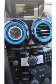 Resim 3dbaydesign Opel Corsa D Kalorifer Izgarası Turbo Ve Air Süspansiyon Saati Pod’u 