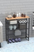 Resim Retodesign 5 Katlı Ayakkabılık- Banyo Rafı -çok Amaçlı Raf 1890 