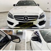 Resim Mercedes C Serisi W205 Batman Ayna Kapağı Piano Black 2015-2020 