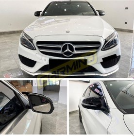 Resim Mercedes C Serisi W205 Batman Ayna Kapağı Piano Black 2015-2020 