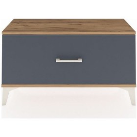 Resim Arges Şifonyer Tek Çekmeceli 88x30x48 Çam-antrasit Atlas Çam 