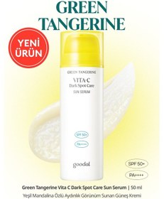Resim Leke Karşıtı Serum Güneş Kremi Goodal Green Tangerine Vita C Dark Spot Care Sun Serum Spf50+ Pa++++ 