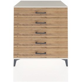 Resim Kronos Şifonyer 5 Çekmeceli 88x59x96 Aytaşı-çam Aytaşı 