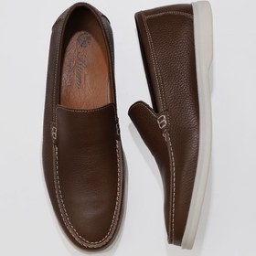 Resim Bueno Shoes Kahverengi Flotter Deri Erkek Loafer 05ms102 