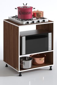 Resim Kenzlife Ocak Dolabı Nermin Cvz 85*70*60 Xlarge Hazır Mutfak Klasik Setüstü Ocak İçin Sabit Tabla 