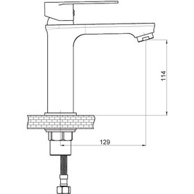 Resim Gpd MLB156 Provido Kısa Lavabo Bataryası 