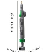 Resim Elmpaly 1 Adet Manuel Basınçlı Püskürtücü Araba Temizlik Bahçe Sulama Gri Çok Amaçlı Dayanıklı Abs Plastik 