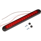 Resim 10 Inç Mühürlü Kamyon ve Rv Römork Işık Çubuğu 15 LED Üçüncü Fren Lambaları Şerit Kırmızı (Yurt Dışından) 