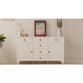 Resim Rabi Mobilya Beyza Country Çok Amaçlı Mega Şifonyer 