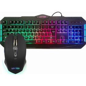 Resim Layftech SC901-SC128/A Oyuncu Klavye Mouse Set,RGB 88 farklı Işıklı Gaming Set SC901-SC128-A 5500 DPI