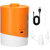 Resim Suofeng Usb Şarjlı Li-poly Pompası, 5000pa Çift Fonksiyonlu Hava Doldurma/çekme , Taşınabilir Dış Mekan, Turuncu Renk, Hs-8406, Renkli Kutu 