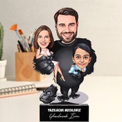 Resim Goril Kadar Güçlü Baba Karikatürlü Biblo 