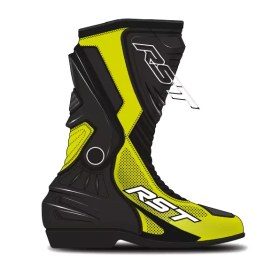 Resim RST Tractech Evo III Sport CE fluo sarı/siyah deri motosiklet botu 44 `+ Ücretsiz Gmoto 10in1 Çok Amaçlı Alet 