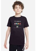Resim We Kill The Pac Man M Baskılı Unisex Çocuk Siyah T-Shirt 