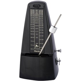 Resim Cherub WSM-305-BK Mekanik Metronom (Siyah) | Klasik Sarkaçlı Tempo Belirleyici 