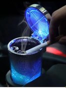 Resim Araç İçi Oto Kokusuz Küllük Rgb Işıklı Kapaklı 