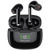 Resim Awei Ta8 Bluetooth 5.2 Anc Aktif Gürültü Azaltma Kablosuz Bluetooth Kulaklık Siyah 