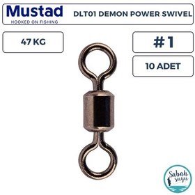Resim Mustad Demon Dlt01 Fırdöndü 1 47kg 10 Adet 