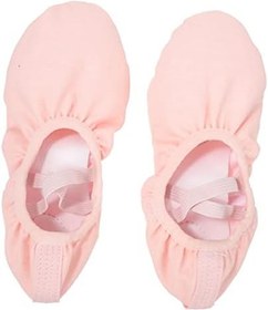 Resim SOIMISS 1 Çift Dans Ayakkabıları Terlik Çocuk Kızlar Için Çorap Terlik Bale Ayakkabıları Gerçekleştirmek Yumuşak Deri Bale Ayakkabıları Streç Tuval Dans Terlikleri Bale Terlik Elastik 