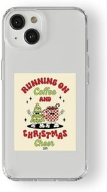 Resim Multitronic iPhone 15 Uyumlu Christmas Tasarım Baskılı Şeffaf Kılıf 