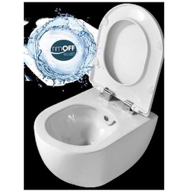 Resim Creavit Free Rim-Off Kanalsız Asma Klozet Fe322 Kapak Hariç 
