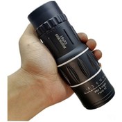 Resim Yaleker 16x52 Yüksek Büyütmeli Hd Mikro Işık Gece Görüşlü Dış Mekan Monoküler: Telefon Fotoğraf Kolu + Seyahat Tripod Seti İle Elverişli Teleskop 