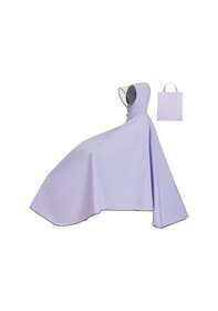 Resim Suntek Yetişkinler Için Bisiklet Yağmur Ponçosu Kapşonlu Mor 