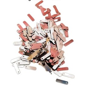 Resim Açık Kırmızı 15 X 5 Mm Dantel Oya Yazma Halhal Abiye Lazer Kesim Pul 200 Adet / 8 Gram 