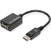 Resim Beek Displayport -Vga Çevirici Adaptör 0 15 Cm Kablolu Siyah Beek