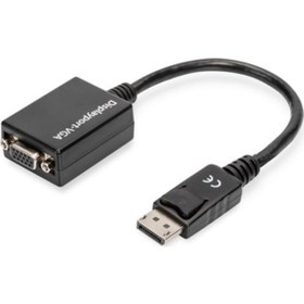 Resim Beek Displayport -Vga Çevirici Adaptör 0 15 Cm Kablolu Siyah 