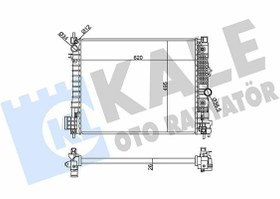 Resim KALE 358995 | Radyatör 16-Mokka 1.4 1.6Cdti D16dtn 