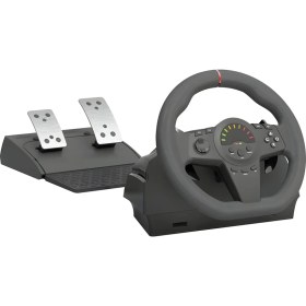 Resim YUES GT10 Direksiyon Seti – 270° Dönüş, Titreşim, Pedal Dahil, PS4/PS3/PC/Xbox One/Series S|X/Switch Uyumlu 