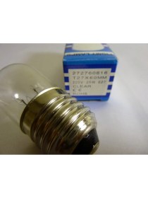 Resim Tram56 220V 25W E27 Normal Duylu 27X60 mm Şeffaf Vidalı Tüp Ampül. 5 Ad. 