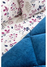 Resim Morena Çift Kişilik Wellsoft Yorgan Uyku Seti Mavi 