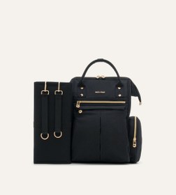 Resim Angel Siyah Kumaş Bebek Çantası 