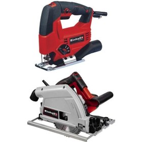 Resim Einhell TC-JS 80/1 550 W Elektrikli Dekupaj Testere + TE-PS 165 1200 W Dalma Testeresi 