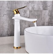 Resim Banyo Çanak Lavabo Bataryası Beyaz 