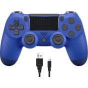 Resim Rever Ps4 Oyun Kolu Titreşimli Kablosuz Pc Uyumlu Playstation 4 Uyumlu Gamepad 