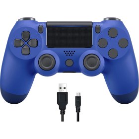Resim Rever Ps4 Oyun Kolu Titreşimli Kablosuz Pc Uyumlu Playstation 4 Uyumlu Gamepad 