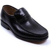 Resim Siyah Erkek Hakiki Deri Ayakkabı 030.80-siyah 