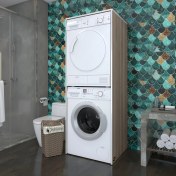 Resim Kenzlife çamaşır-kurutma makinesi dolabı zakhar crd 180*70*60 banyo kapaksız arkalıksız 
