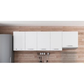 Resim Minar 245 Cm Mutfak Dolabı Beyaz 245-B8-Üst Modül 